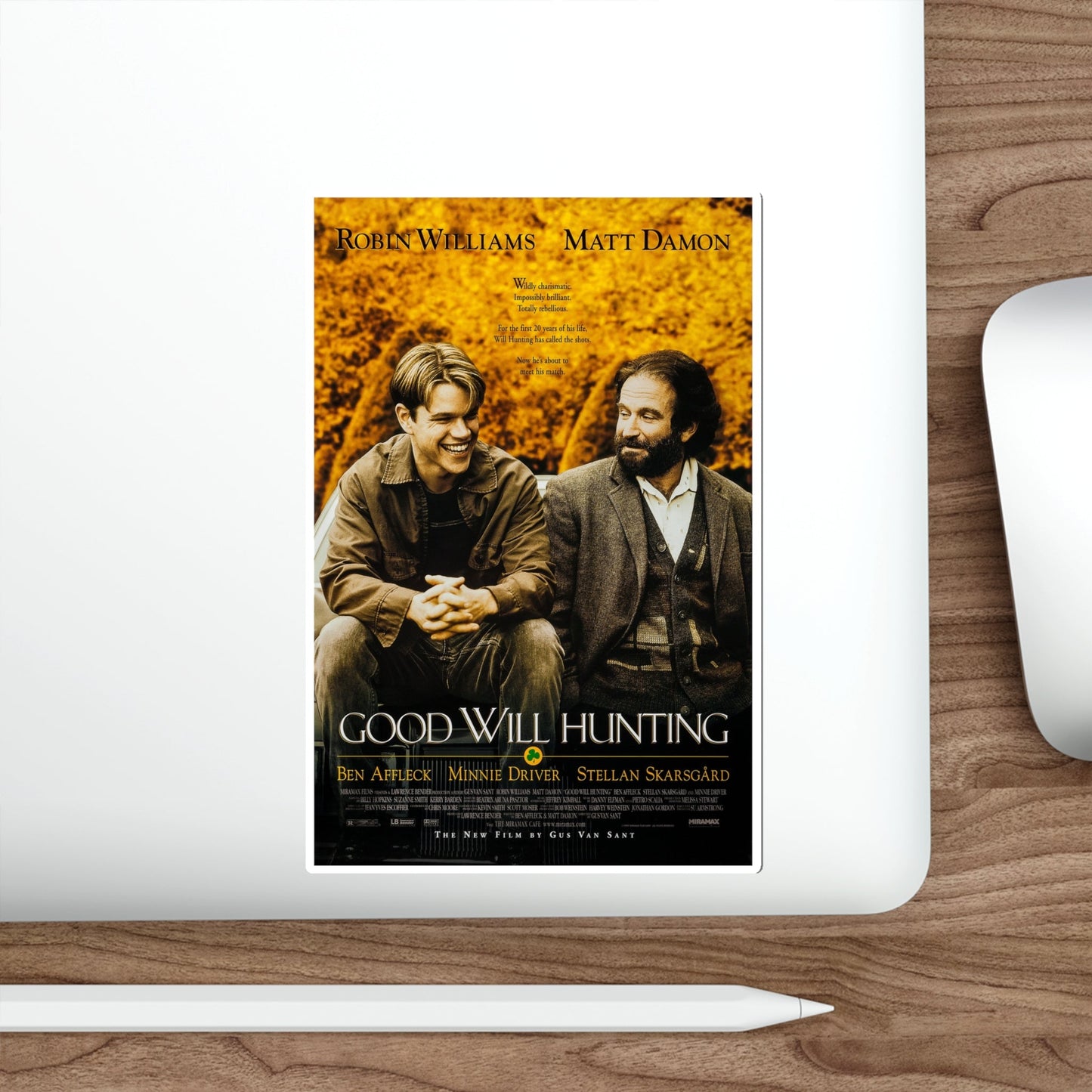 Good Will Hunting 1997 Movie Poster STICKER Vinyl Die-Cut Decal-The Sticker Space