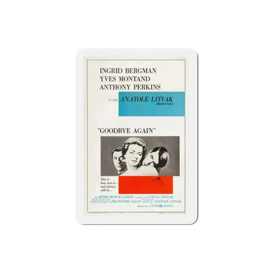 Goodbye Again 1961 Movie Poster Refrigerator Magnet 2 Inch - The Sticker Space