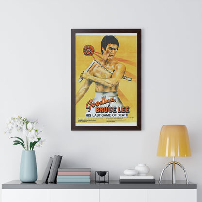 GOODBYE BRUCE LEE 1975 - Framed Movie Poster-The Sticker Space