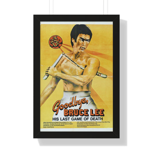 GOODBYE BRUCE LEE 1975 - Framed Movie Poster-16″ x 24″-The Sticker Space