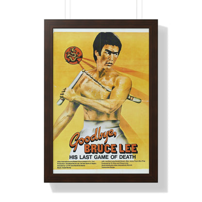 GOODBYE BRUCE LEE 1975 - Framed Movie Poster-16″ x 24″-The Sticker Space