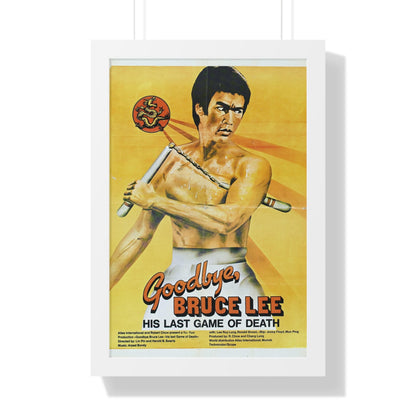 GOODBYE BRUCE LEE 1975 - Framed Movie Poster-16″ x 24″-The Sticker Space