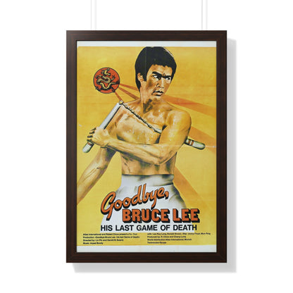 GOODBYE BRUCE LEE 1975 - Framed Movie Poster-20" x 30"-The Sticker Space