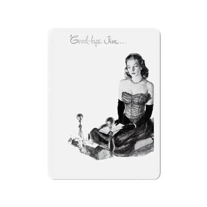 Goodbye Jim..., Listerine Antiseptic advertisement, 1948 (Magazine Illustration) Refrigerator Magnet - The Sticker Space