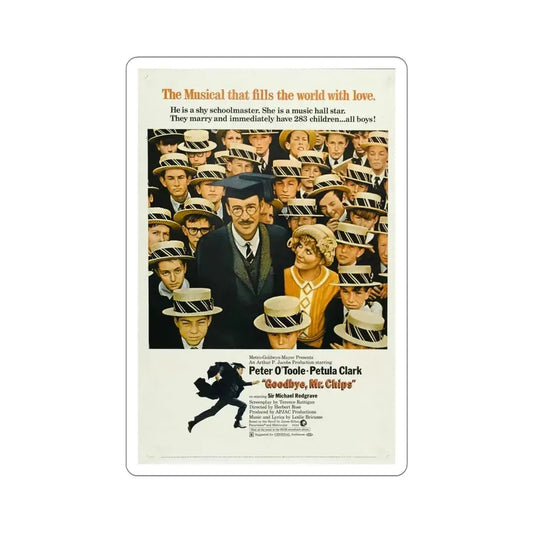 Goodbye Mr Chips 1969 Movie Poster STICKER Vinyl Die-Cut Decal 6 Inch - The Sticker Space