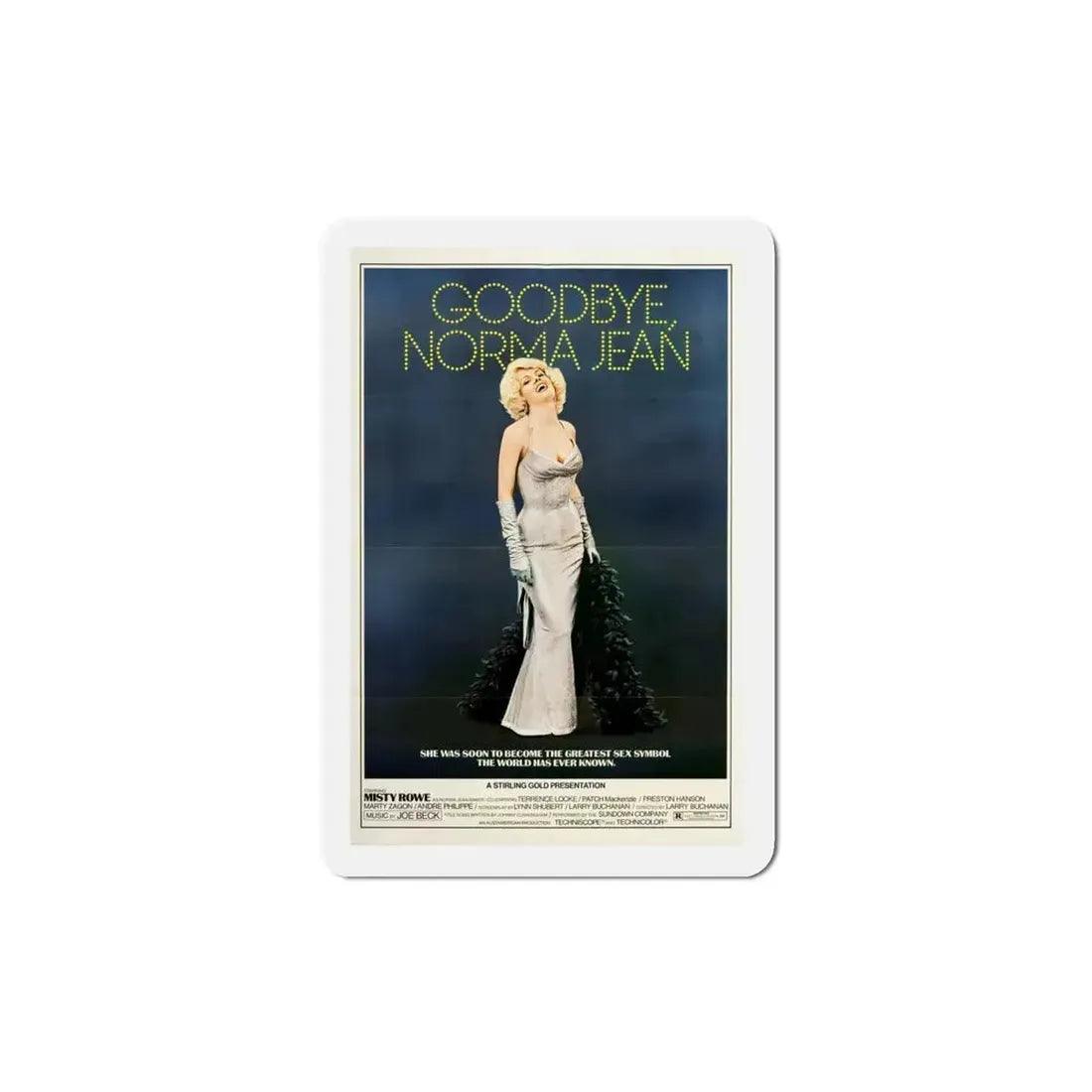 Goodbye Norma Jean 1976 Movie Poster Refrigerator Magnet 4 Inch - The Sticker Space