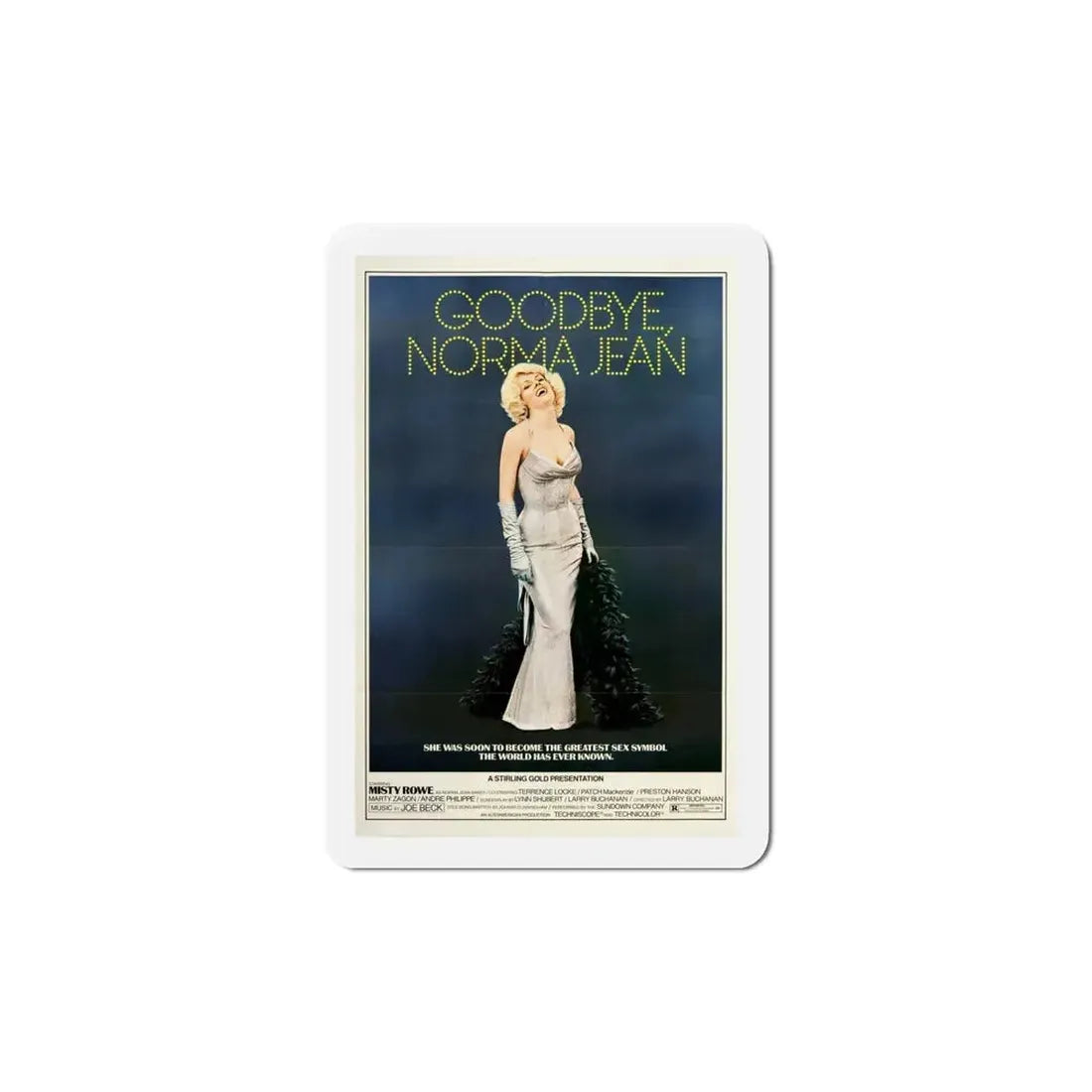Goodbye Norma Jean 1976 Movie Poster Refrigerator Magnet 6 Inch - The Sticker Space
