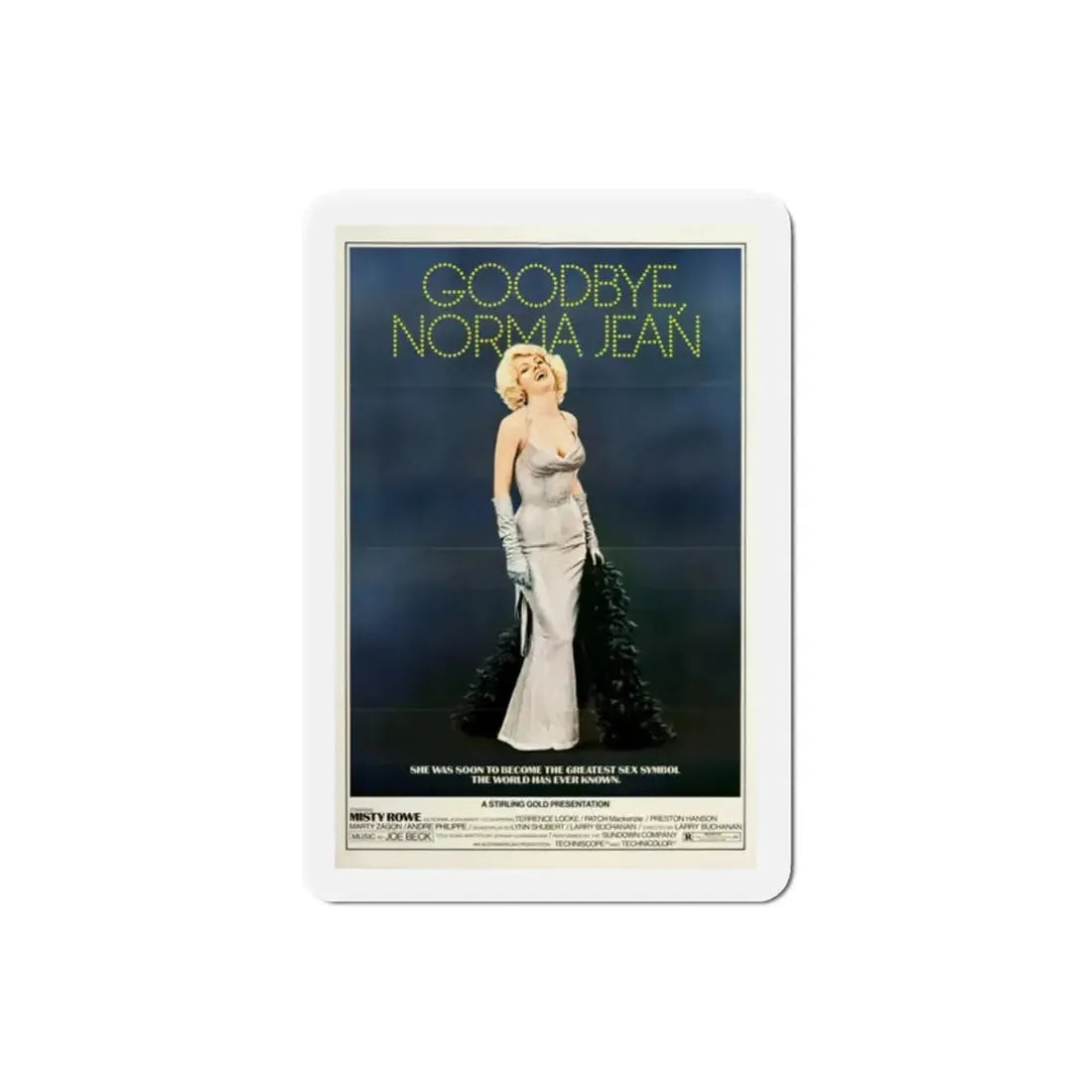Goodbye Norma Jean 1976 Movie Poster Refrigerator Magnet - The Sticker Space