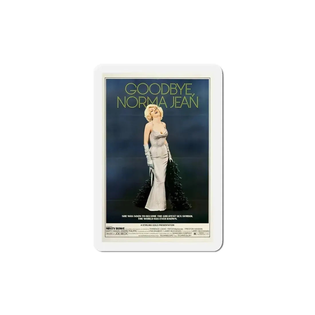 Goodbye Norma Jean 1976 Movie Poster Refrigerator Magnet - The Sticker Space