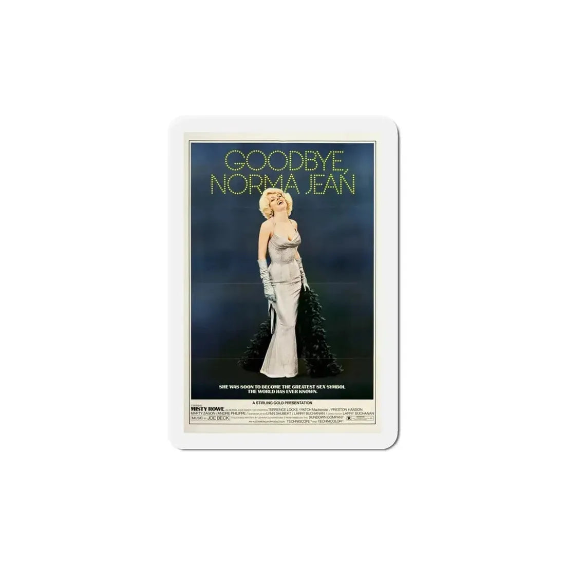 Goodbye Norma Jean 1976 Movie Poster Refrigerator Magnet - The Sticker Space