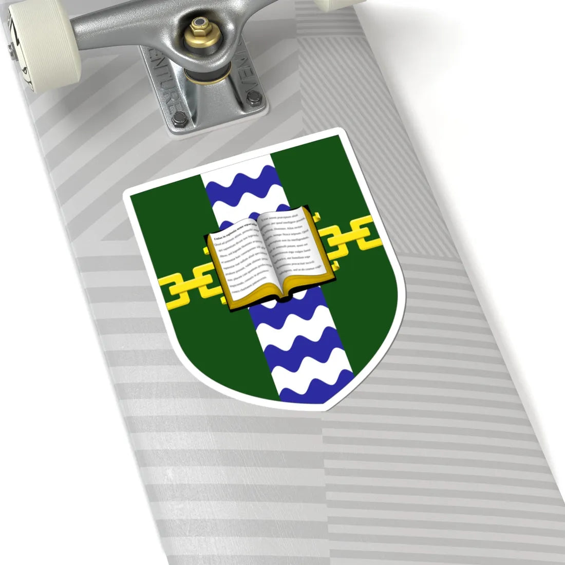Goodenough College shield (United Kingdom) (Coat of Arms) STICKER Vinyl Kiss-Cut Decal - The Sticker Space