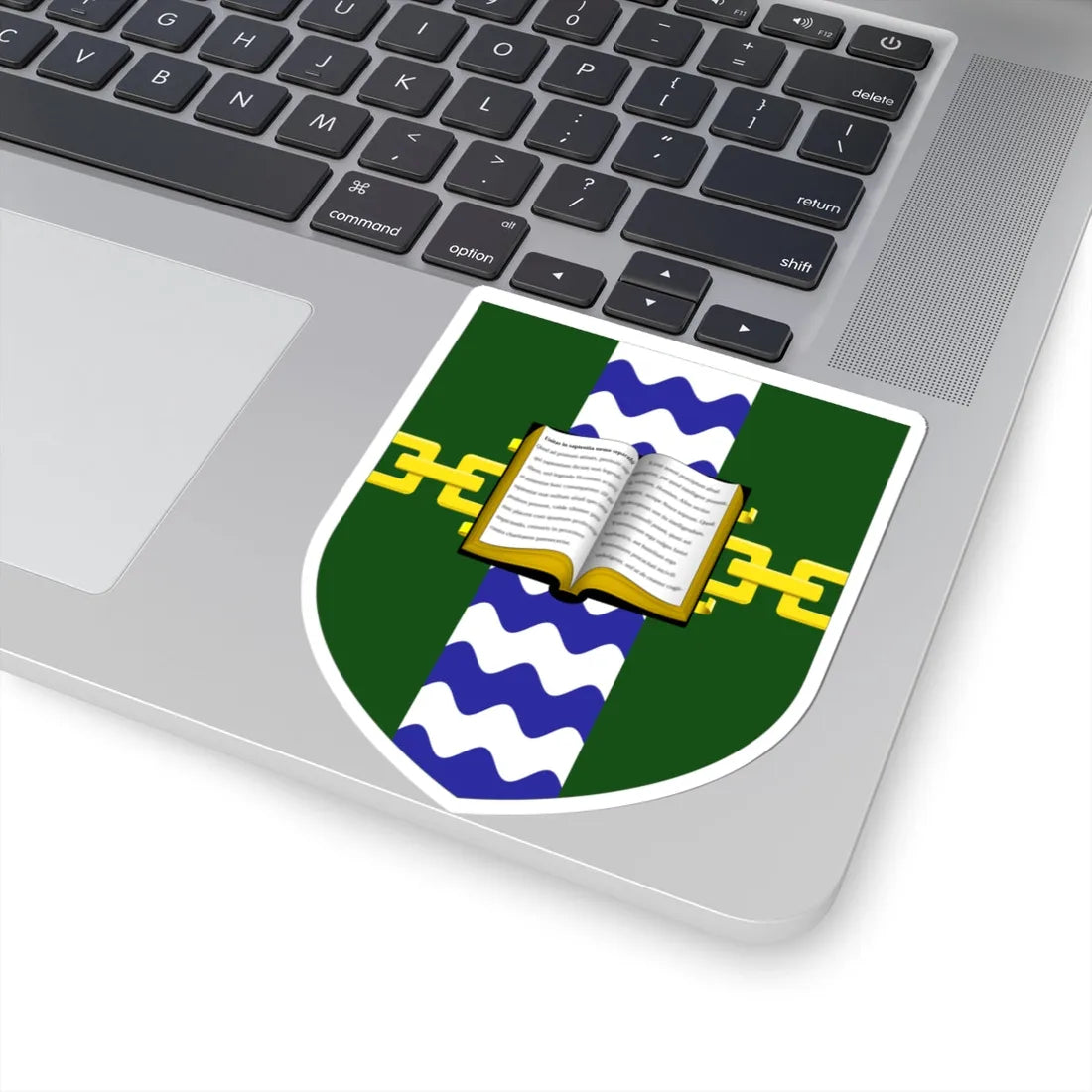 Goodenough College shield (United Kingdom) (Coat of Arms) STICKER Vinyl Kiss-Cut Decal - The Sticker Space
