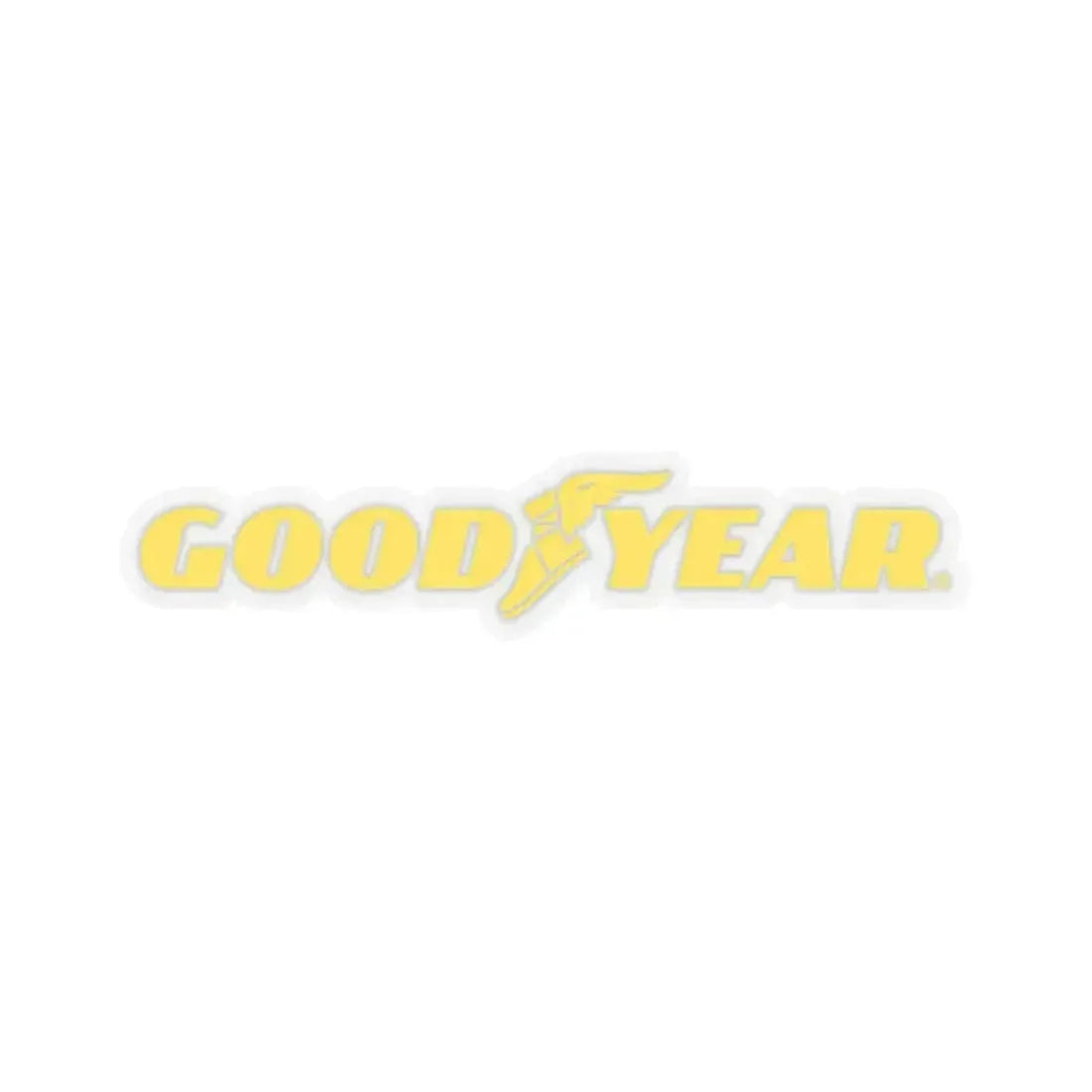Goodyear Tire and Rubber Company (Logo) STICKER Vinyl Kiss-Cut Decal 2 Inch Transparent - The Sticker Space