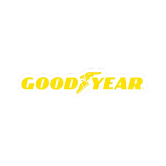 Goodyear Tire and Rubber Company (Logo) STICKER Vinyl Kiss-Cut Decal 2 Inch White - The Sticker Space