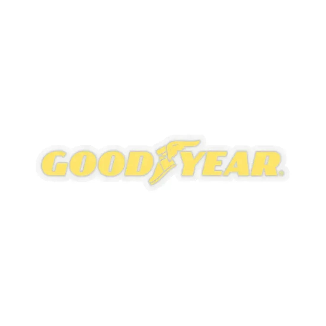 Goodyear Tire and Rubber Company (Logo) STICKER Vinyl Kiss-Cut Decal 4 Inch Transparent - The Sticker Space