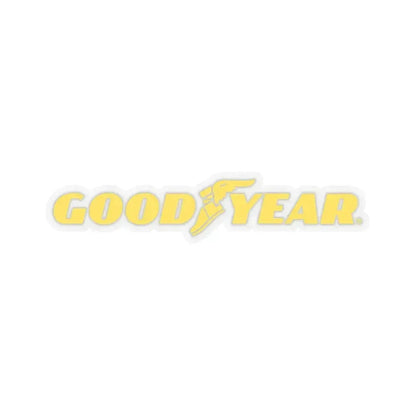 Goodyear Tire and Rubber Company (Logo) STICKER Vinyl Kiss-Cut Decal 4 Inch Transparent - The Sticker Space