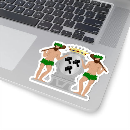 Gooik wapen (Belgium) (Coat of Arms) STICKER Vinyl Kiss-Cut Decal - The Sticker Space