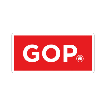 GOP Logo (United States) STICKER Vinyl Die-Cut Decal-3 Inch-The Sticker Space