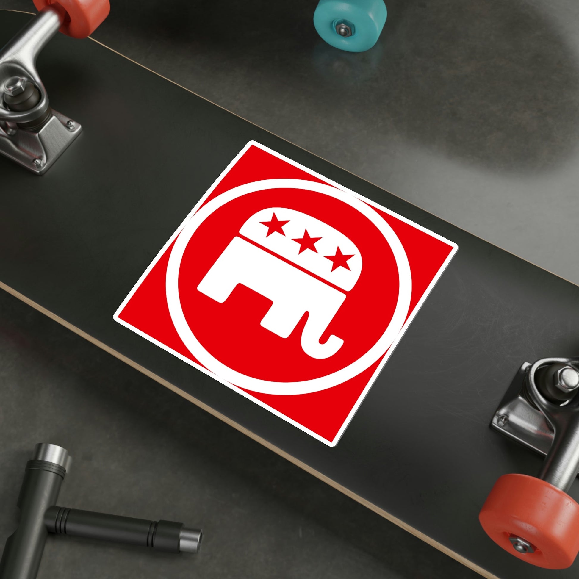 GOP Logo v2 (United States) STICKER Vinyl Die-Cut Decal-The Sticker Space