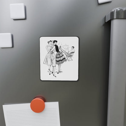 Gor-Ray Skirts advertisement, 1959 (Magazine Illustration) Refrigerator Magnet