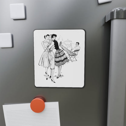 Gor-Ray Skirts advertisement, 1959 (Magazine Illustration) Refrigerator Magnet