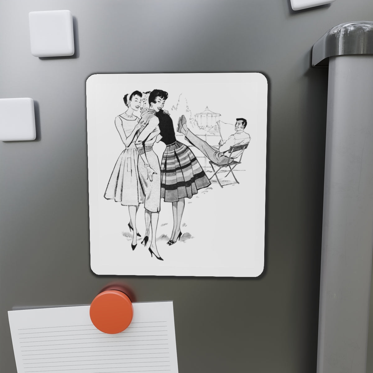 Gor-Ray Skirts advertisement, 1959 (Magazine Illustration) Refrigerator Magnet