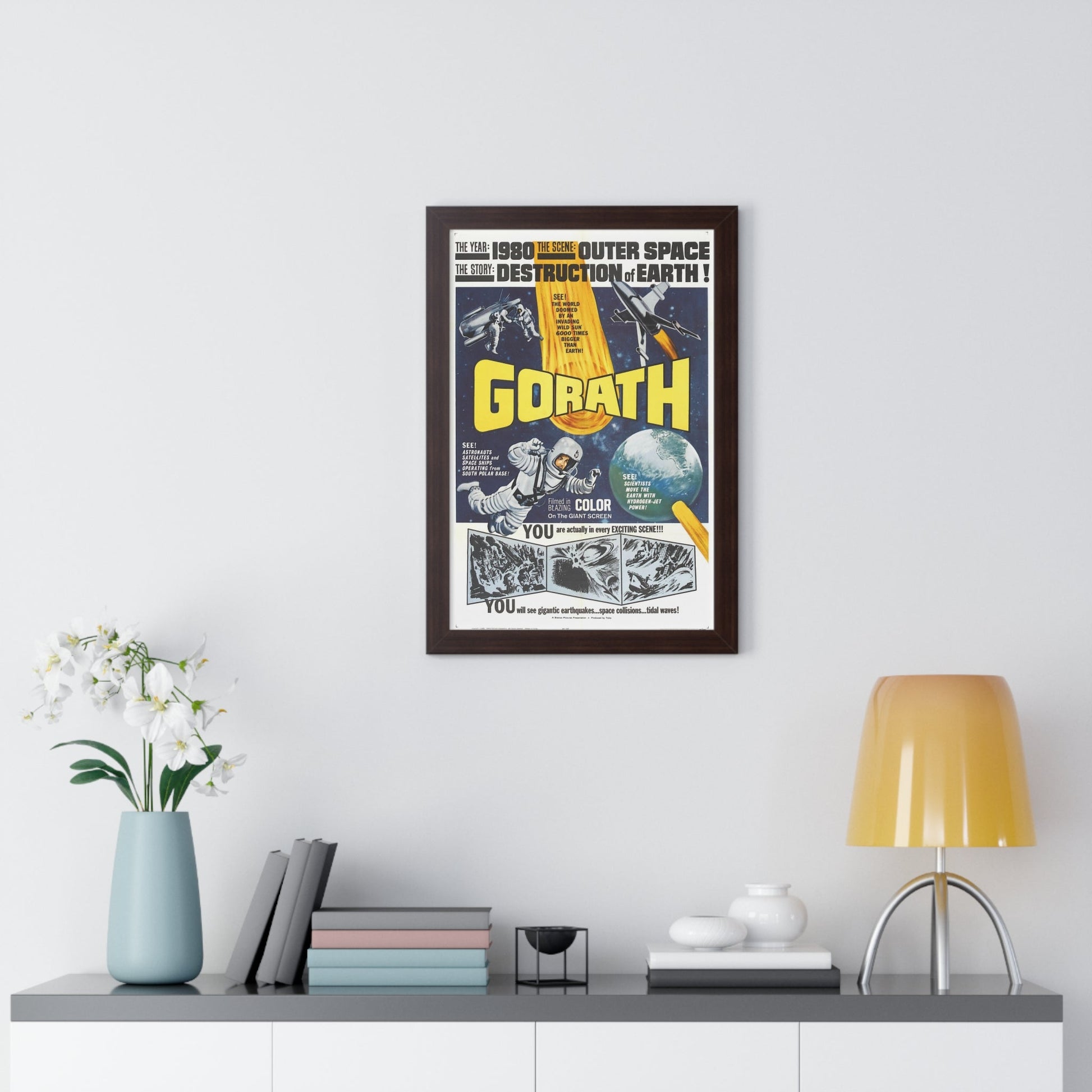 GORATH 1962 - Framed Movie Poster-The Sticker Space