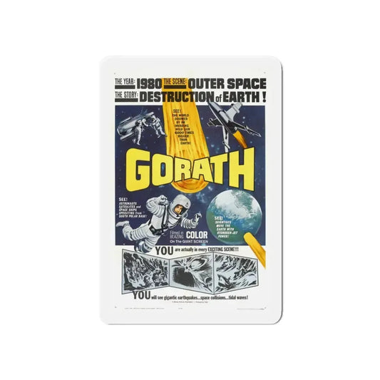 GORATH 1962 Movie Poster - Refrigerator Magnet 6 Inch - The Sticker Space