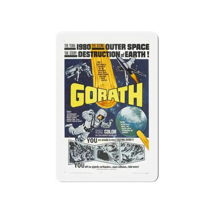 GORATH 1962 Movie Poster - Refrigerator Magnet - The Sticker Space