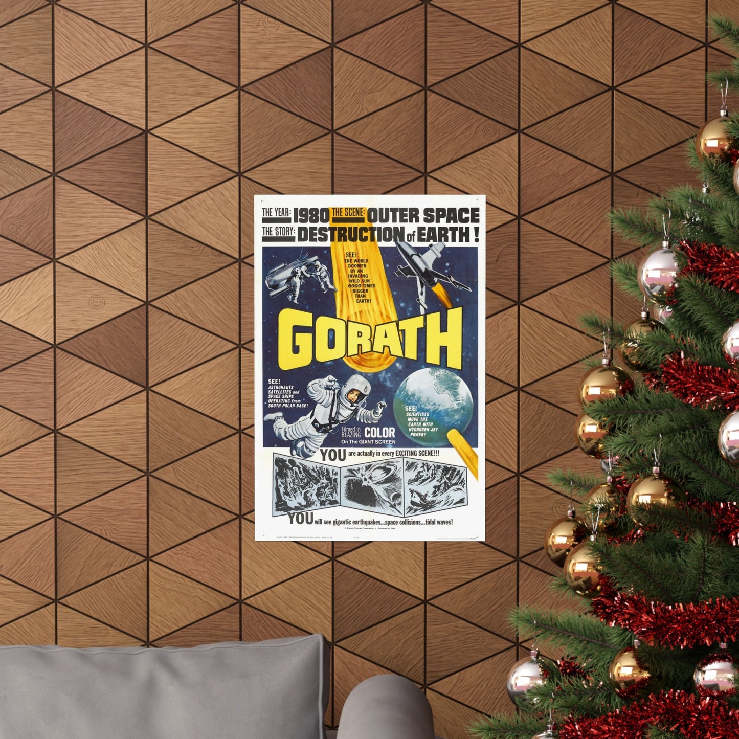 GORATH 1962 - Paper Movie Poster-The Sticker Space