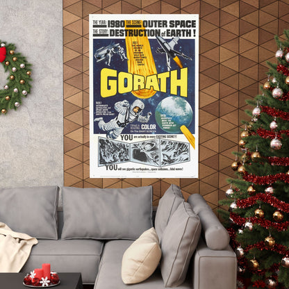 GORATH 1962 - Paper Movie Poster-The Sticker Space