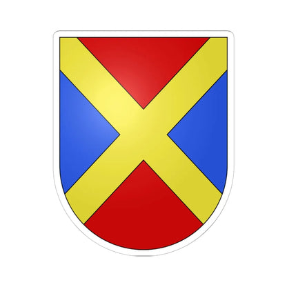 Gordola-coat of arms (Switzerland) (Coat of Arms) STICKER Vinyl Kiss-Cut Decal 6 Inch White - The Sticker Space