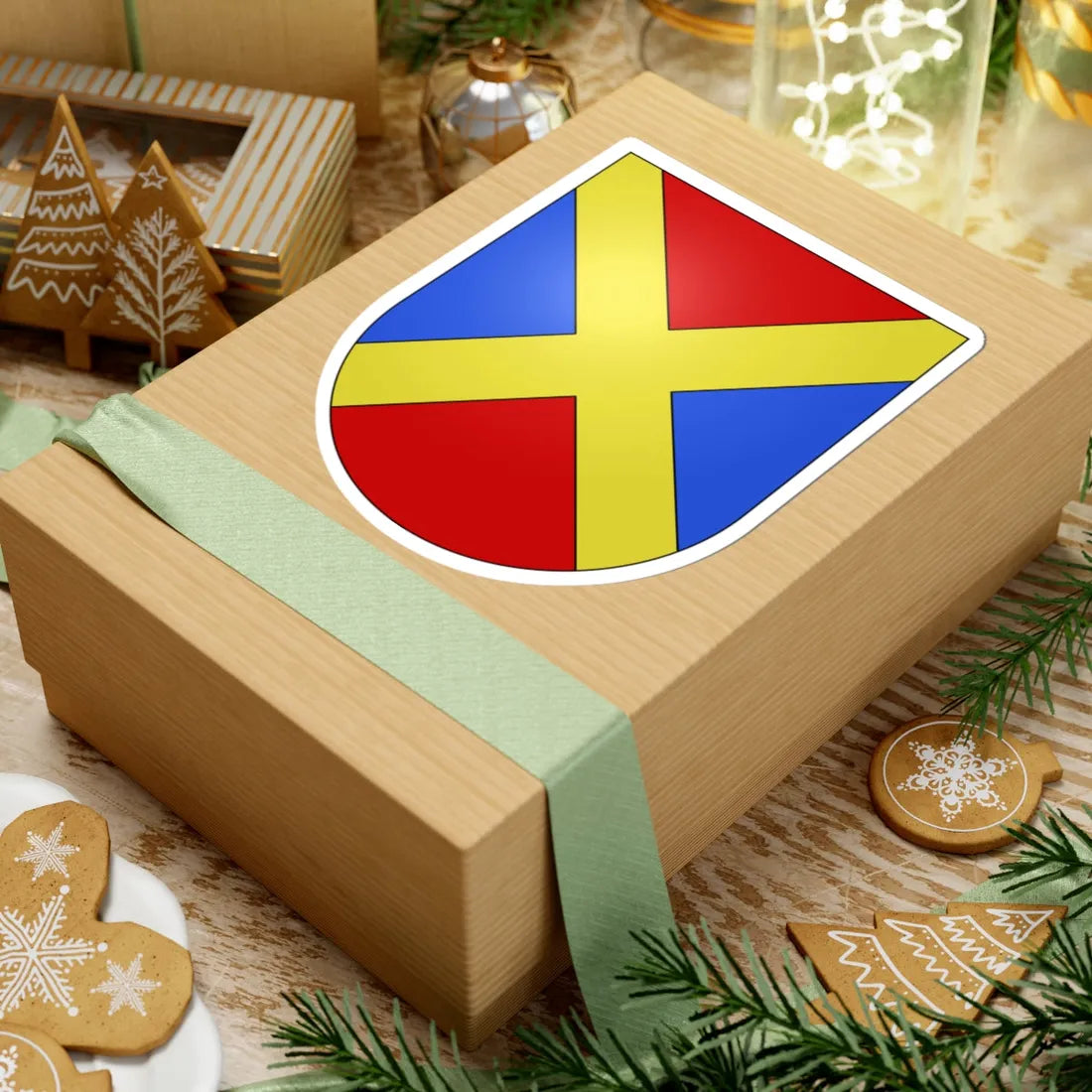 Gordola-coat of arms (Switzerland) (Coat of Arms) STICKER Vinyl Kiss-Cut Decal - The Sticker Space