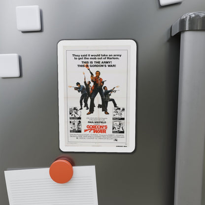 GORDON'S WAR 1973 Movie Poster - Die-Cut Magnet-The Sticker Space