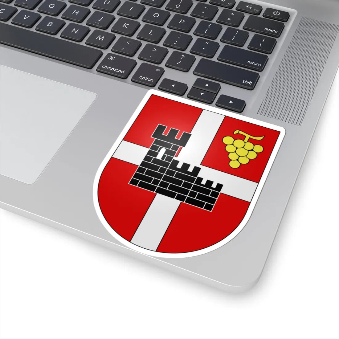 Gorduno-coat of arms (Switzerland) (Coat of Arms) STICKER Vinyl Kiss-Cut Decal - The Sticker Space