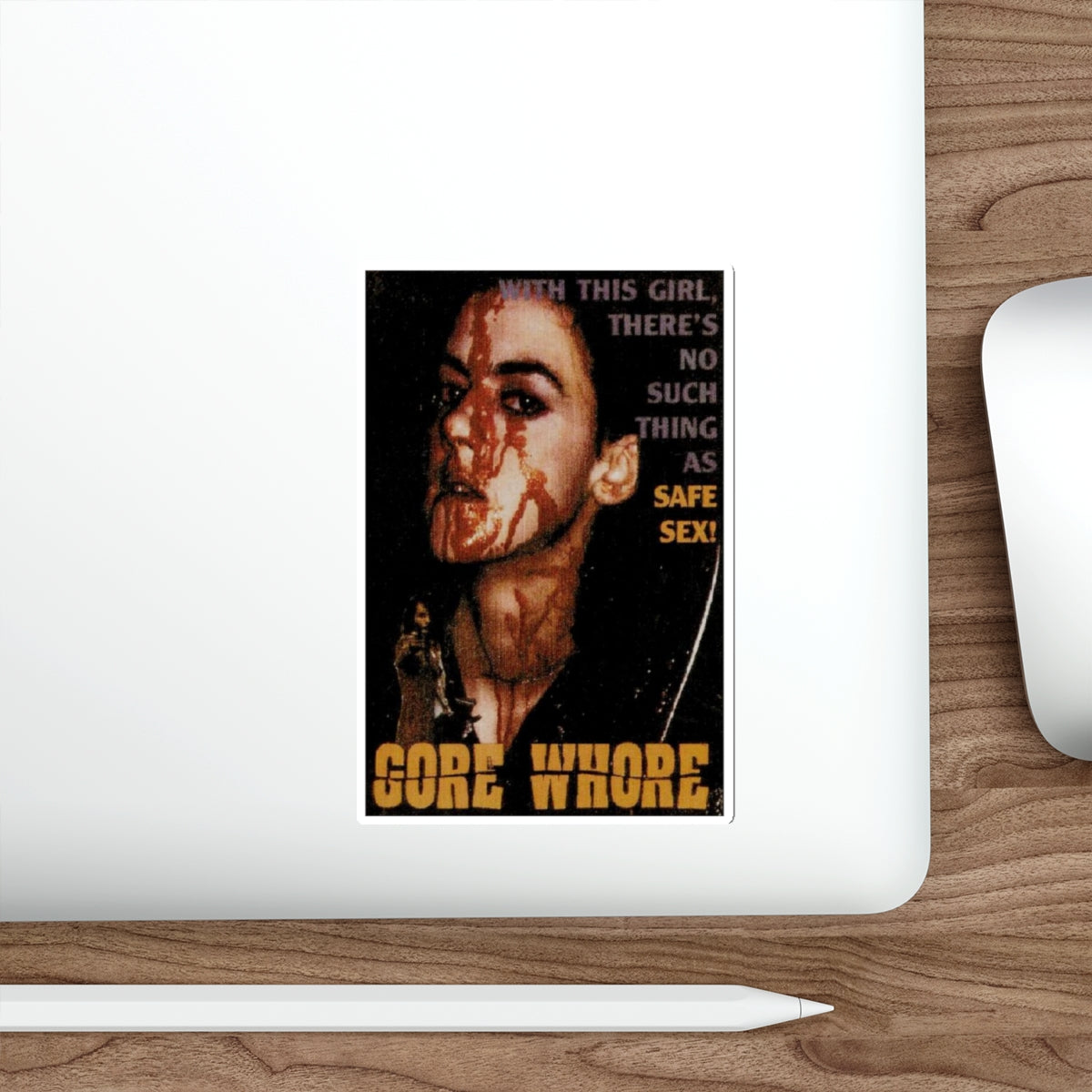 GORE WHORE 1994 Movie Poster STICKER Vinyl Die-Cut Decal-The Sticker Space