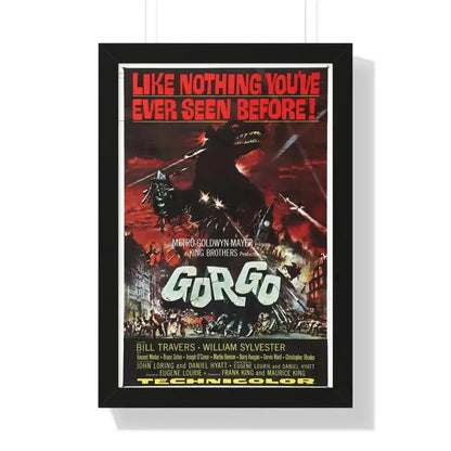 GORGO 1961 - Framed Movie Poster 16″ x 24″ Black - The Sticker Space
