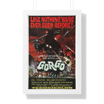 GORGO 1961 - Framed Movie Poster 16″ x 24″ White - The Sticker Space