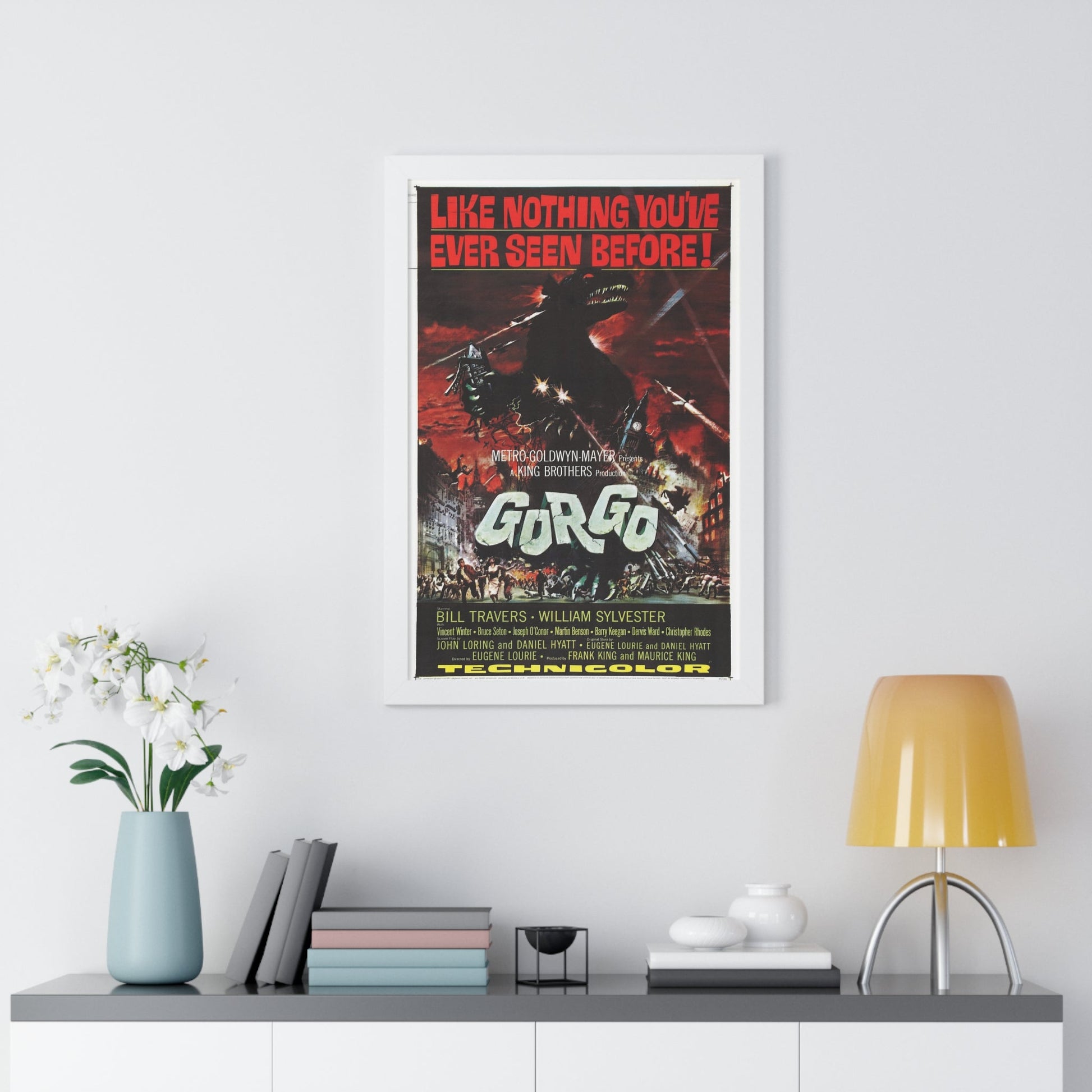 GORGO 1961 - Framed Movie Poster-The Sticker Space