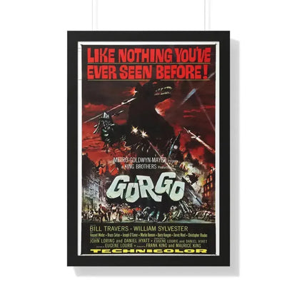 GORGO 1961 - Framed Movie Poster 20" x 30" Black - The Sticker Space