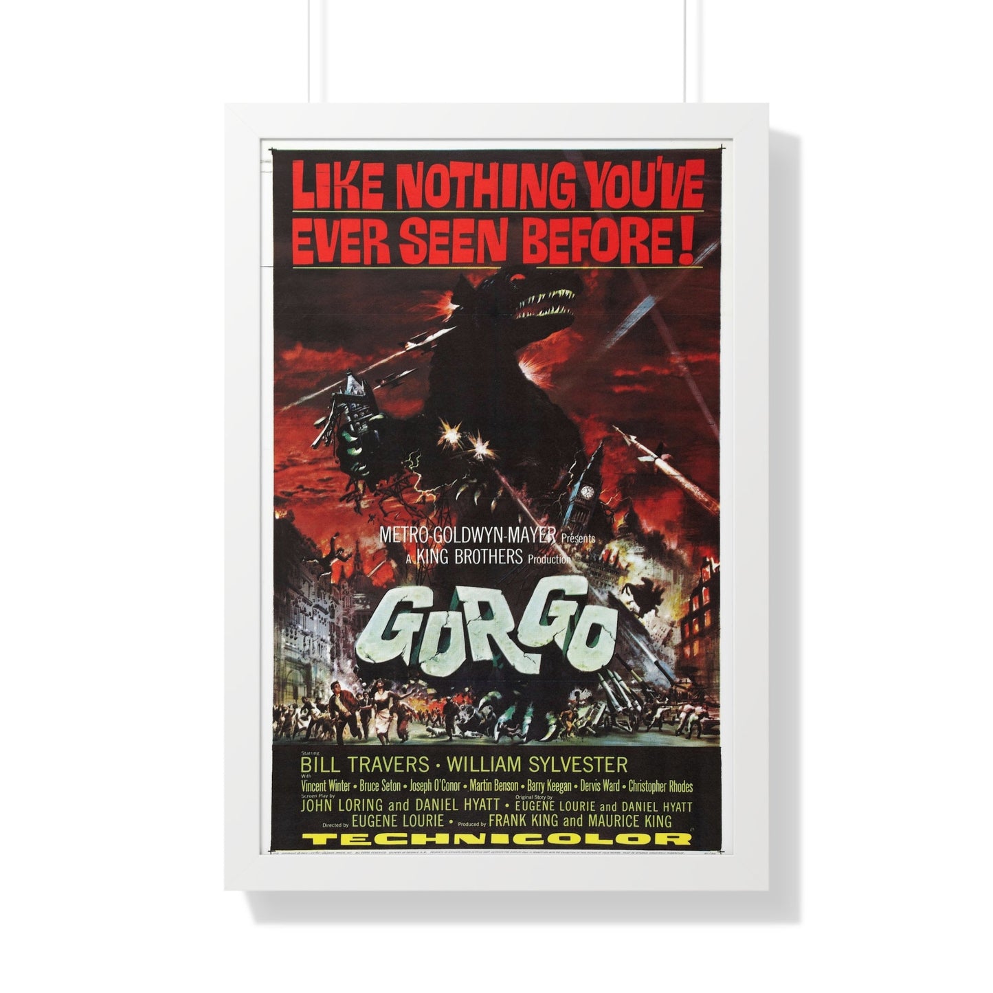 GORGO 1961 - Framed Movie Poster-20" x 30"-The Sticker Space