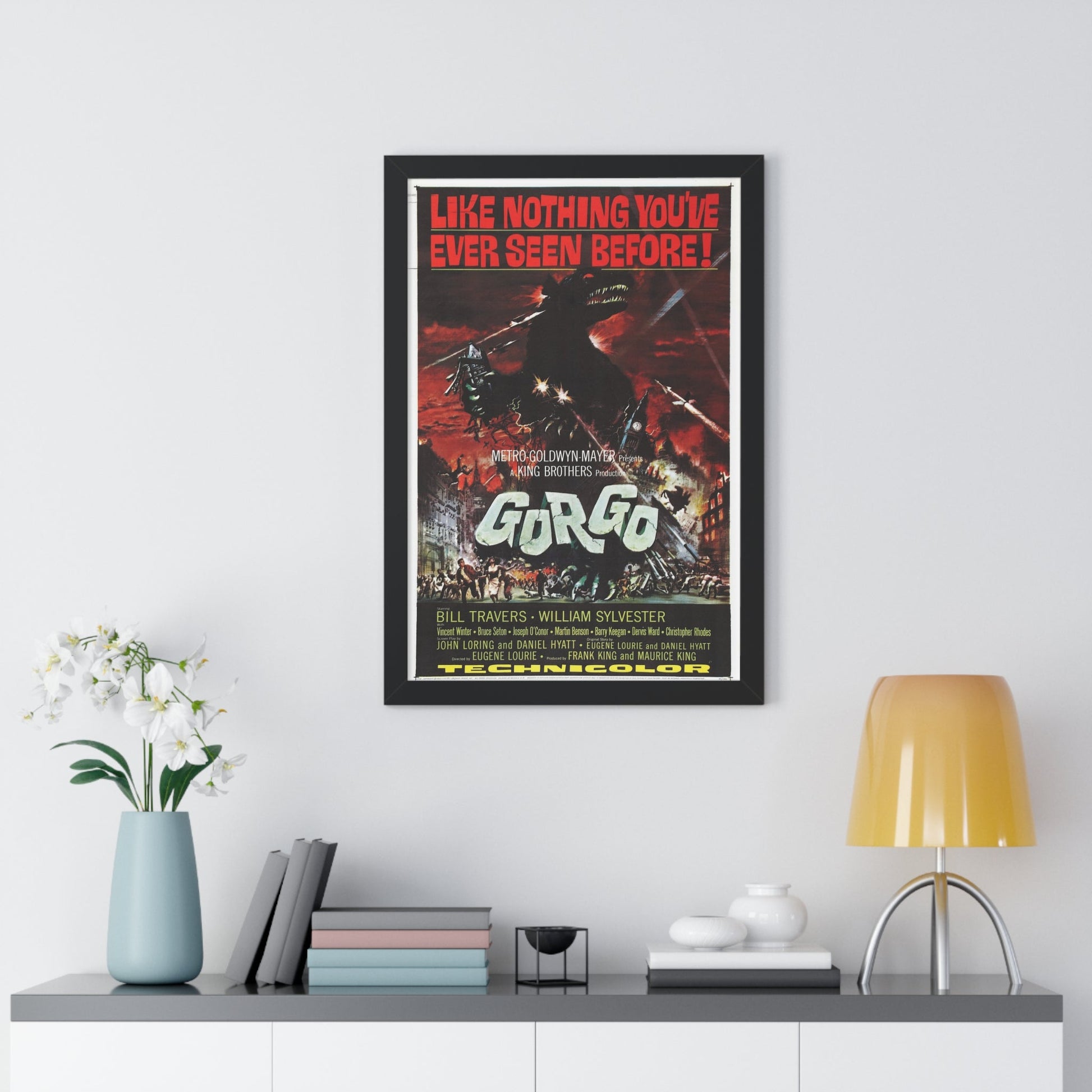 GORGO 1961 - Framed Movie Poster-The Sticker Space