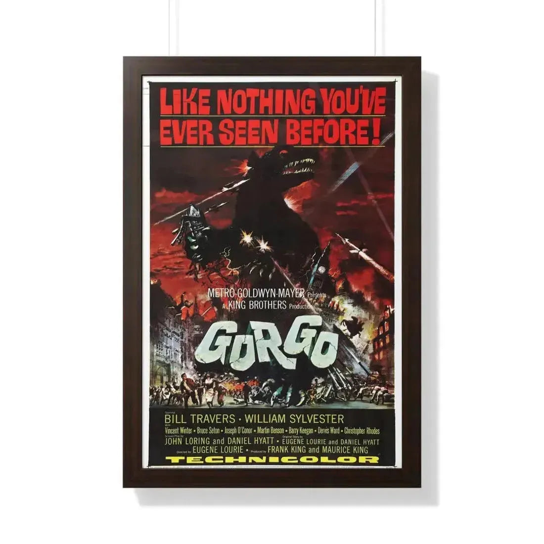 GORGO 1961 - Framed Movie Poster - The Sticker Space