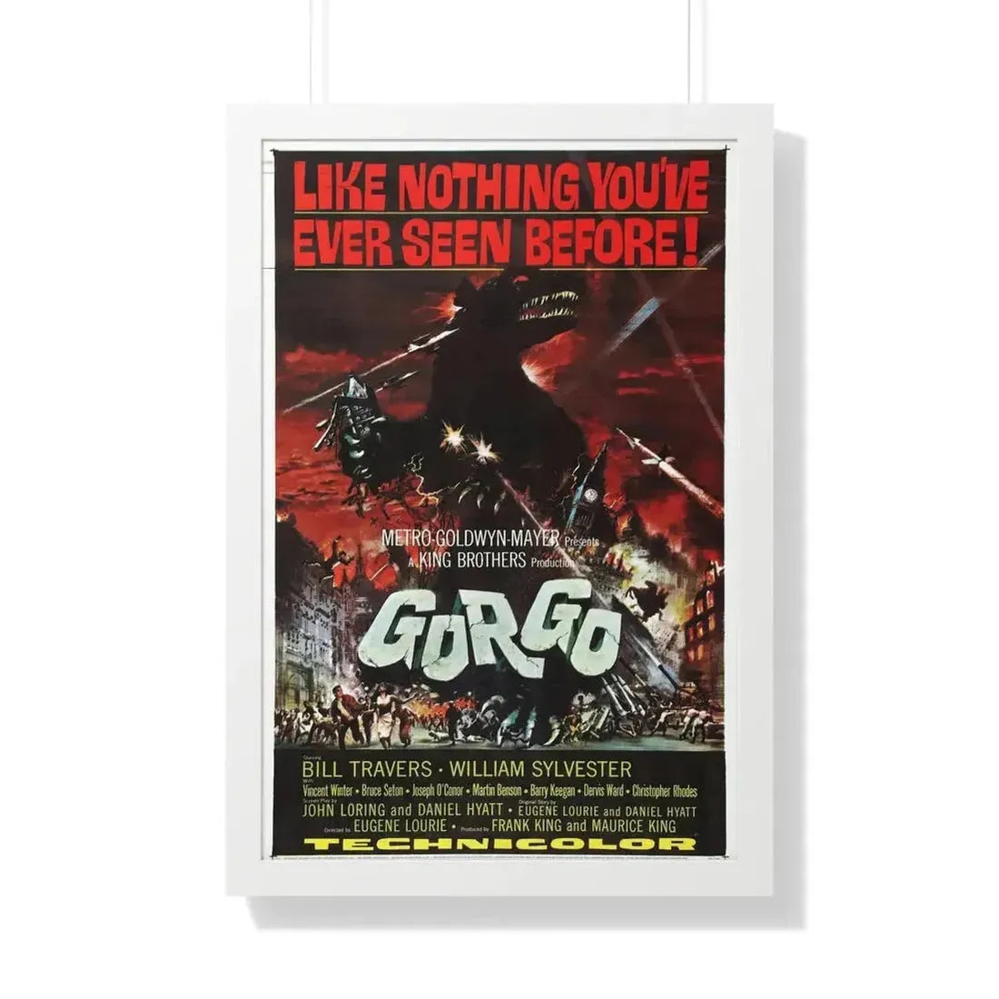 GORGO 1961 - Framed Movie Poster - The Sticker Space