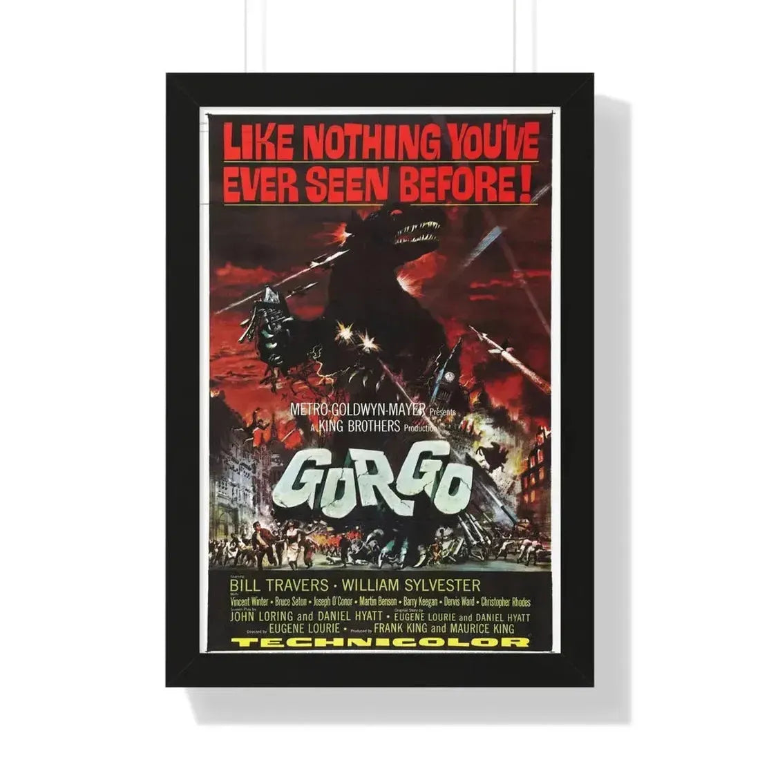 GORGO 1961 - Framed Movie Poster - The Sticker Space