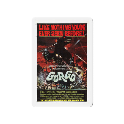 GORGO 1961 Movie Poster - Die-Cut Magnet-4" x 4"-The Sticker Space