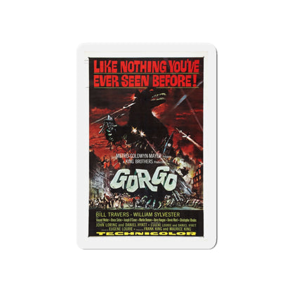 GORGO 1961 Movie Poster - Die-Cut Magnet-6 × 6"-The Sticker Space