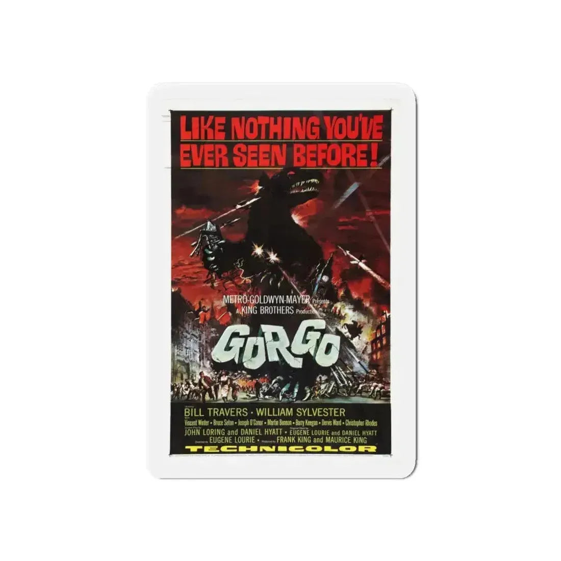 GORGO 1961 Movie Poster - Refrigerator Magnet - The Sticker Space