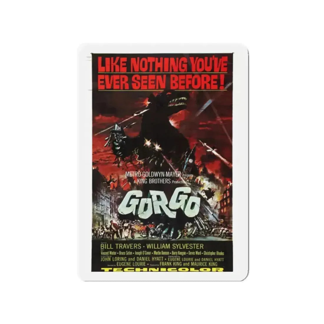 GORGO 1961 Movie Poster - Refrigerator Magnet - The Sticker Space