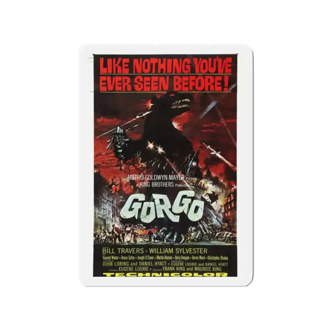 GORGO 1961 Movie Poster - Refrigerator Magnet - The Sticker Space